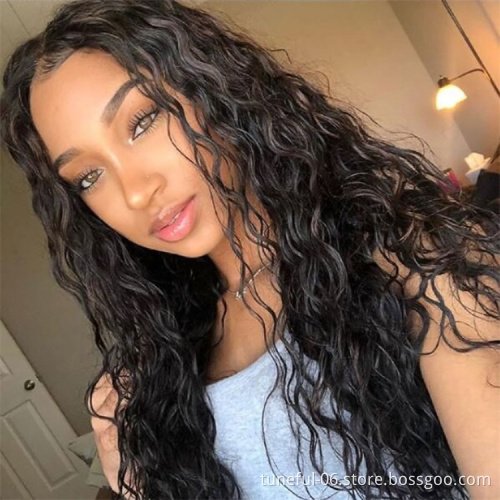 Raw Virgin Cuticle Aligned Brazilian Human Hair Transparent Lace Frontal HD Lace Front Wig With Baby Hair For Black Women